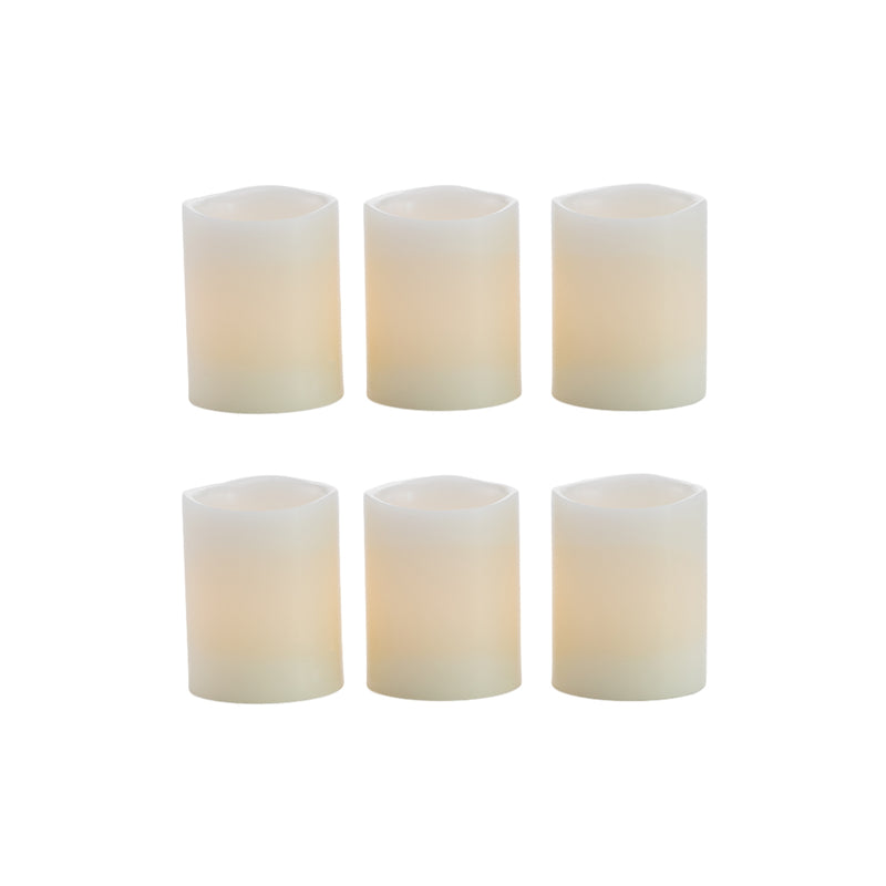 Matchless, Matchless Darice Ivory Unscented Scent Votive Flameless Flickering Candle 2.5 in. H x 2 in. Dia. (paquet de 4)