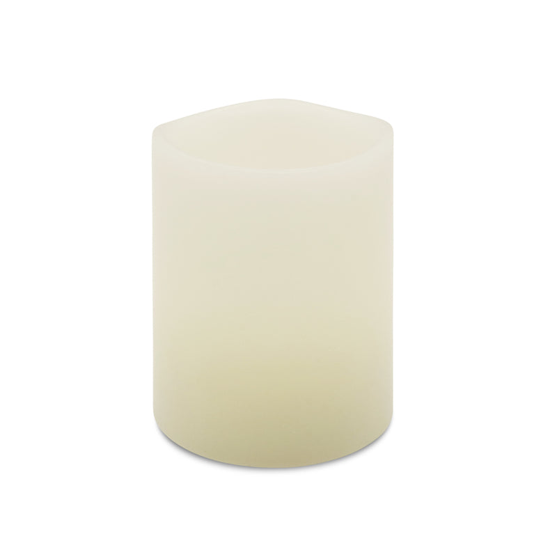 GERSON COMPANY/GIL DIVISION, Matchless Darice Ivory Vanilla Honey Scent Pillar Flameless Flickering Candle 2.5 in. H x 2 in. Dia. (paquet de 6)