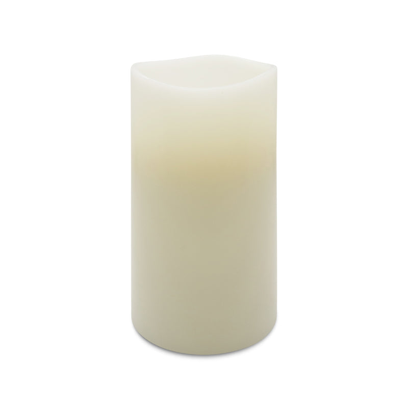 GERSON COMPANY/GIL DIVISION, Matchless Darice Ivory Vanilla Honey Scent Pillar Flameless Flickering Candle 6 in. H x 3.15 in. Dia. (Paquet de 4)