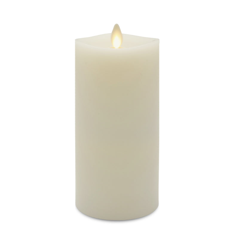 LAMRITE WEST INC, Matchless Ivory Vanilla Honey Scent Pillar Flameless Flickering Candle 7.5 in. H x 3.5 in. Dia. (Paquet de 4)
