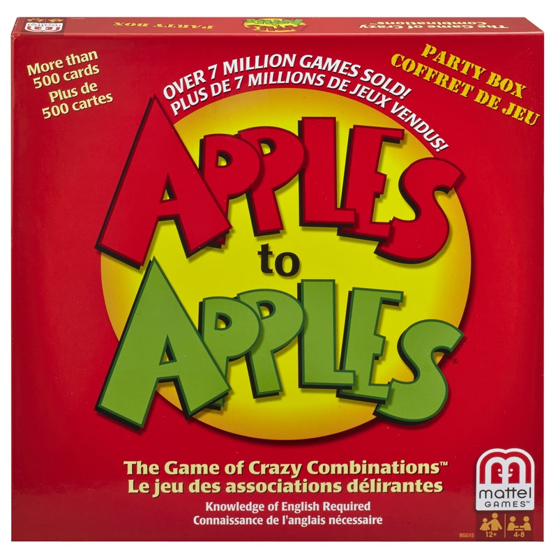 MATTEL TOYS, Mattel Jeu de cartes Apples to Apples Plastique Multicolore
