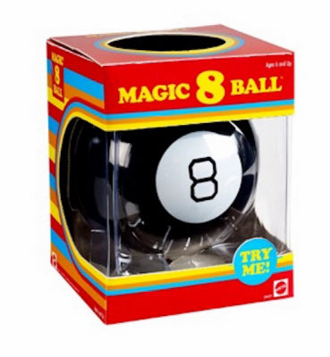 MATTEL TOYS, Mattel Magic 8 Ball Plastique Noir/Blanc