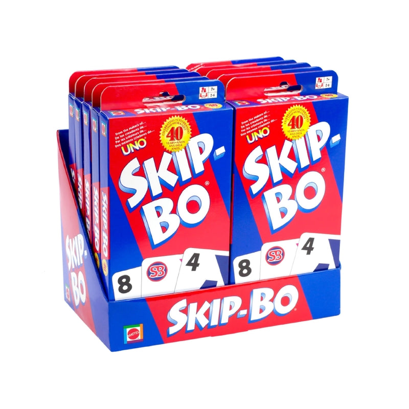 MATTEL TOYS, Mattel Uno Skip-Bo Jeu de cartes Plastique 162 pc.