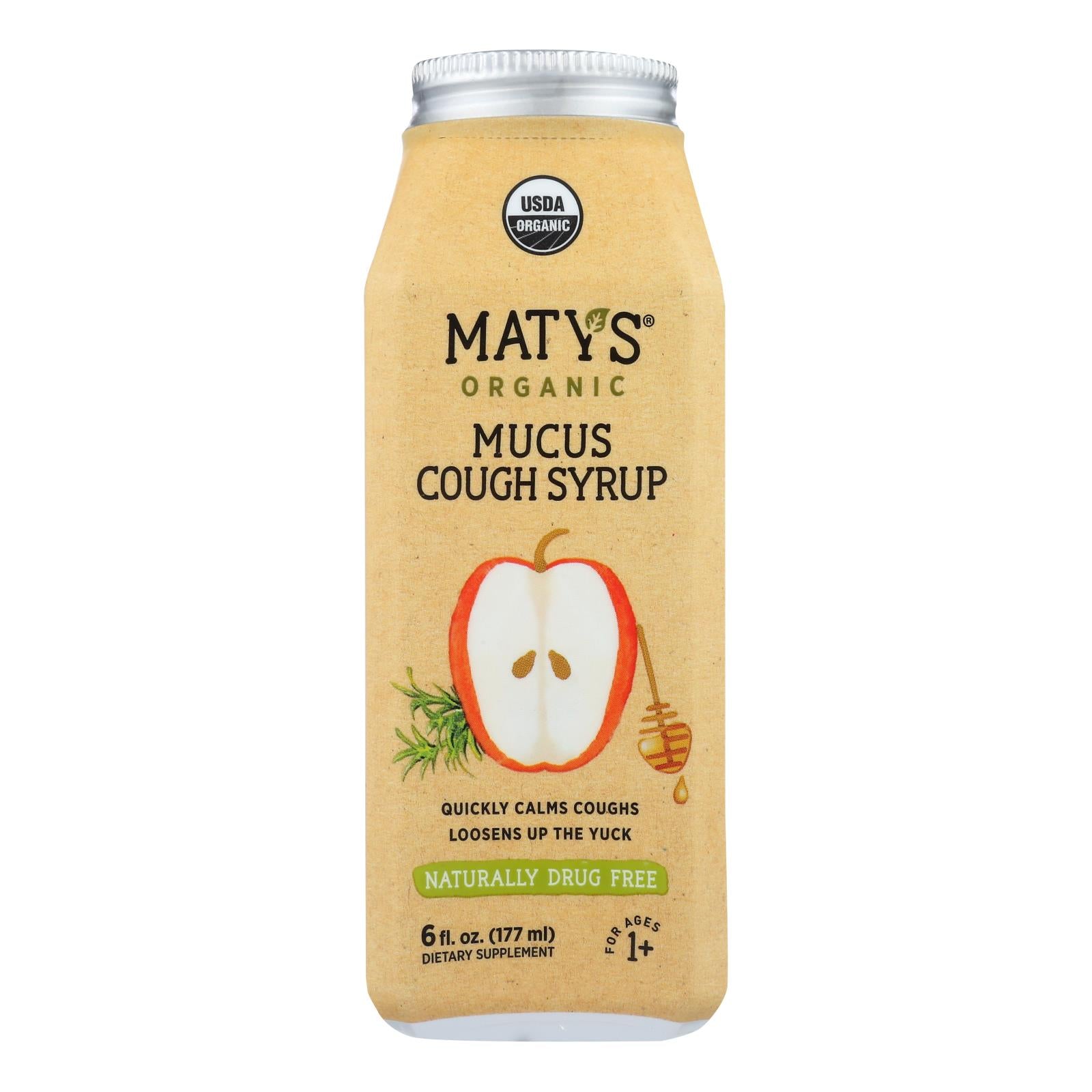 Maty'S, Maty's - Organic Mucus Cough Syrup - 6 fl oz.