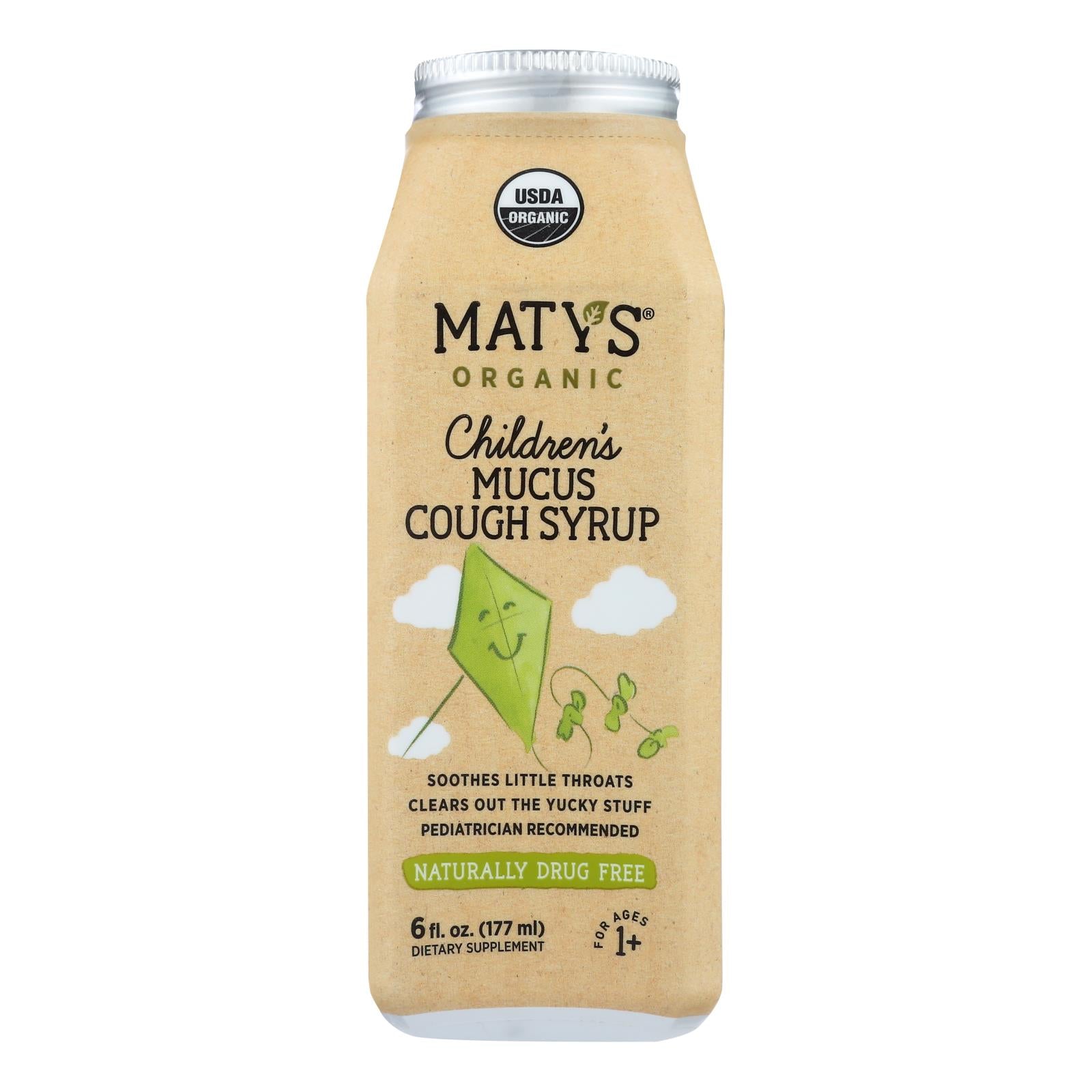 Maty'S, Maty's - Sirop pour enfants contre la toux et les mucosités - 6 fl oz.