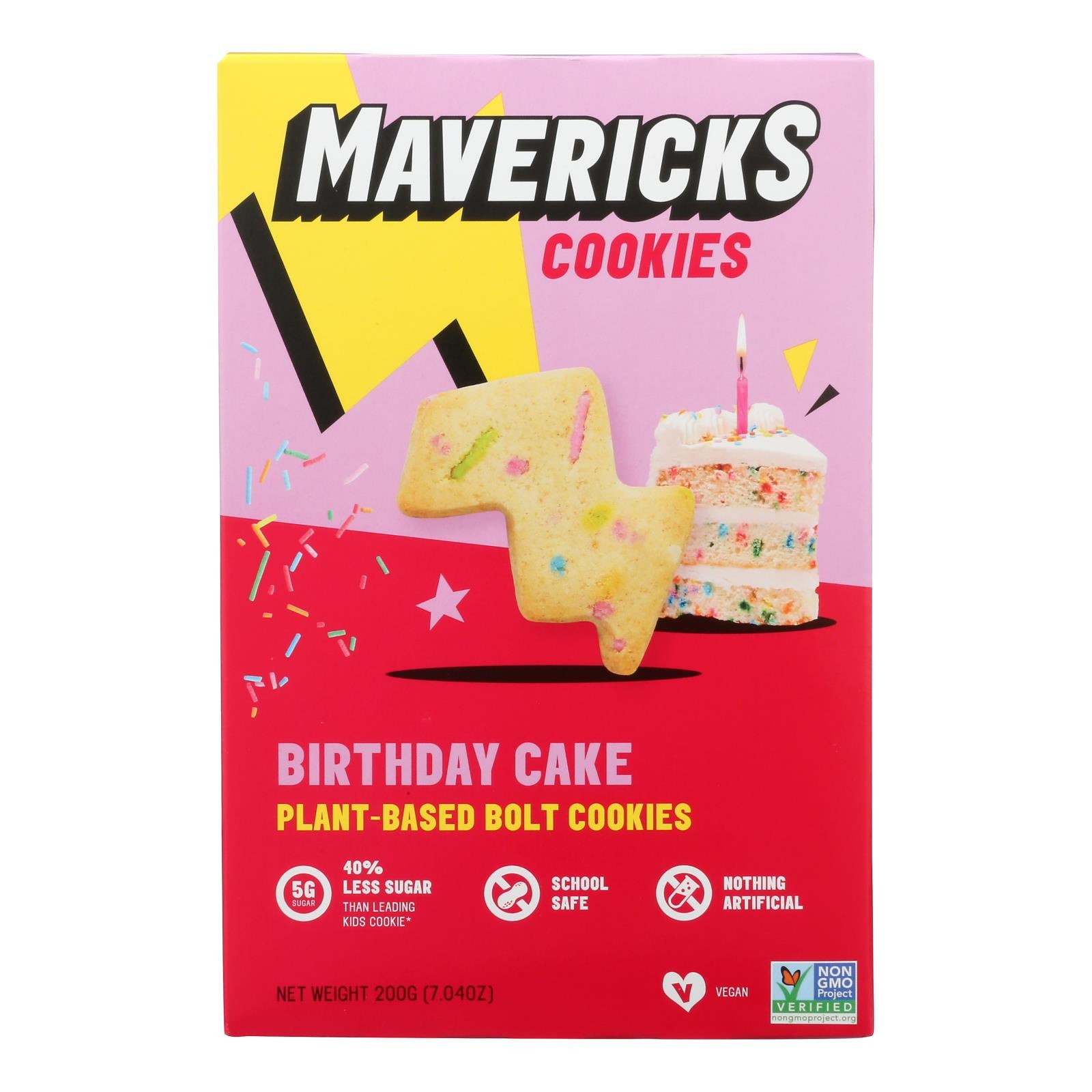 Mavericks Snacks, Mavericks Snacks - Cookiez Birthday Cake - Caisse de 8-7.04 OZ (paquet de 8)