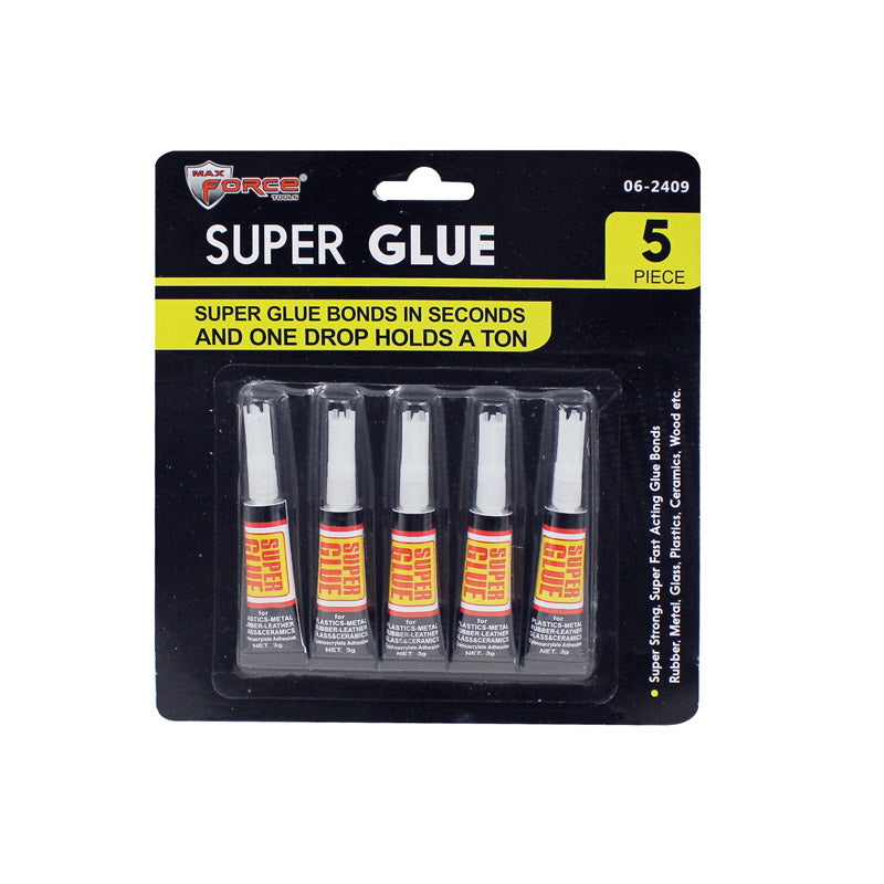 DIAMOND VISIONS INC, Max Force Super Glue ménagère 5 pk (paquet de 24)