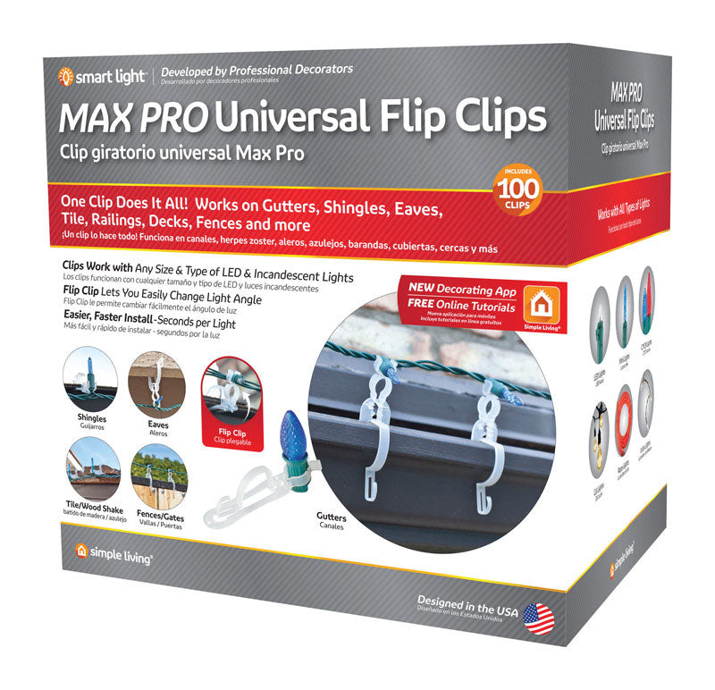 Simple Living, Max Pro Flip Clp 100pk