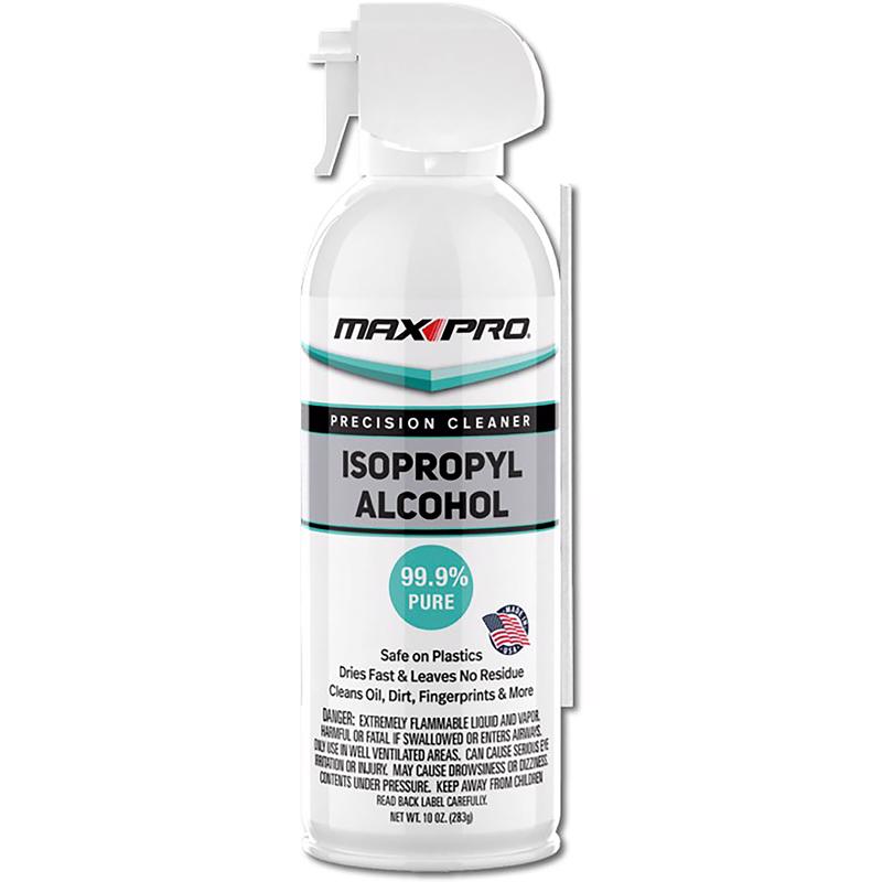 AVW INC, Max Pro Isopropyl Alcohol Non-Scented All Purpose Cleaner Spray 10 oz (Pack of 12)