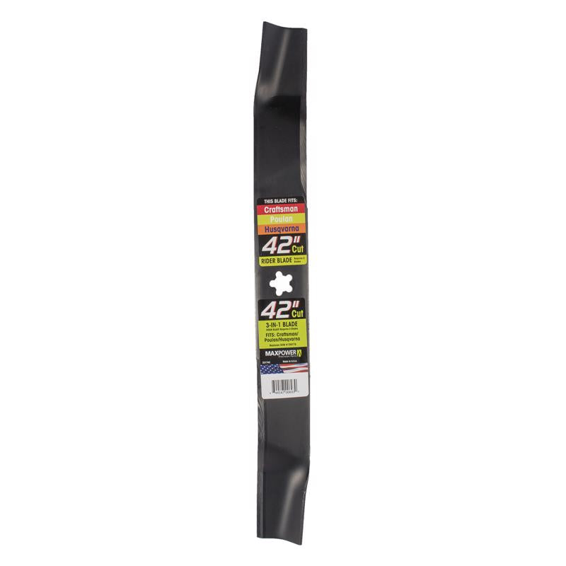 ROTARY CORP, MaxPower 42 in. Standard Mower Blade For Riding Mowers 1 pk