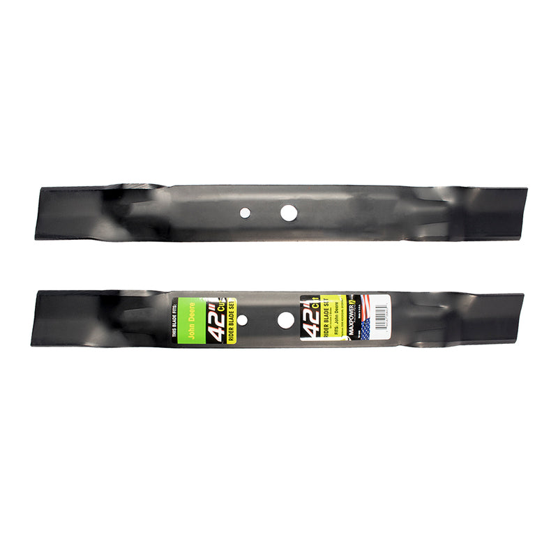 ROTARY CORP, MaxPower 42 in. Standard Mower Blade Set For Riding Mowers 2 pk