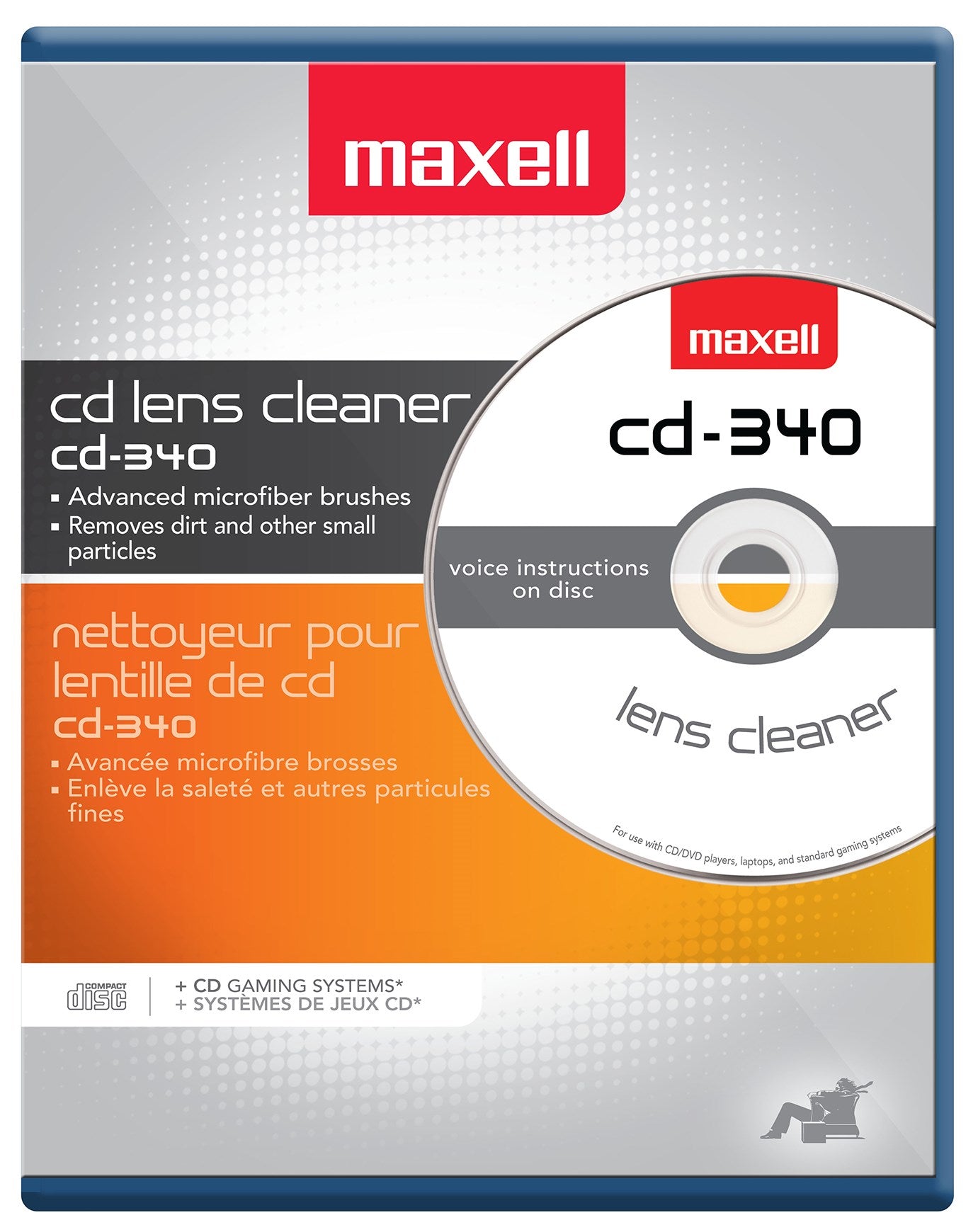 Maxell, Maxell 190048 CD Nettoyeur de lentilles