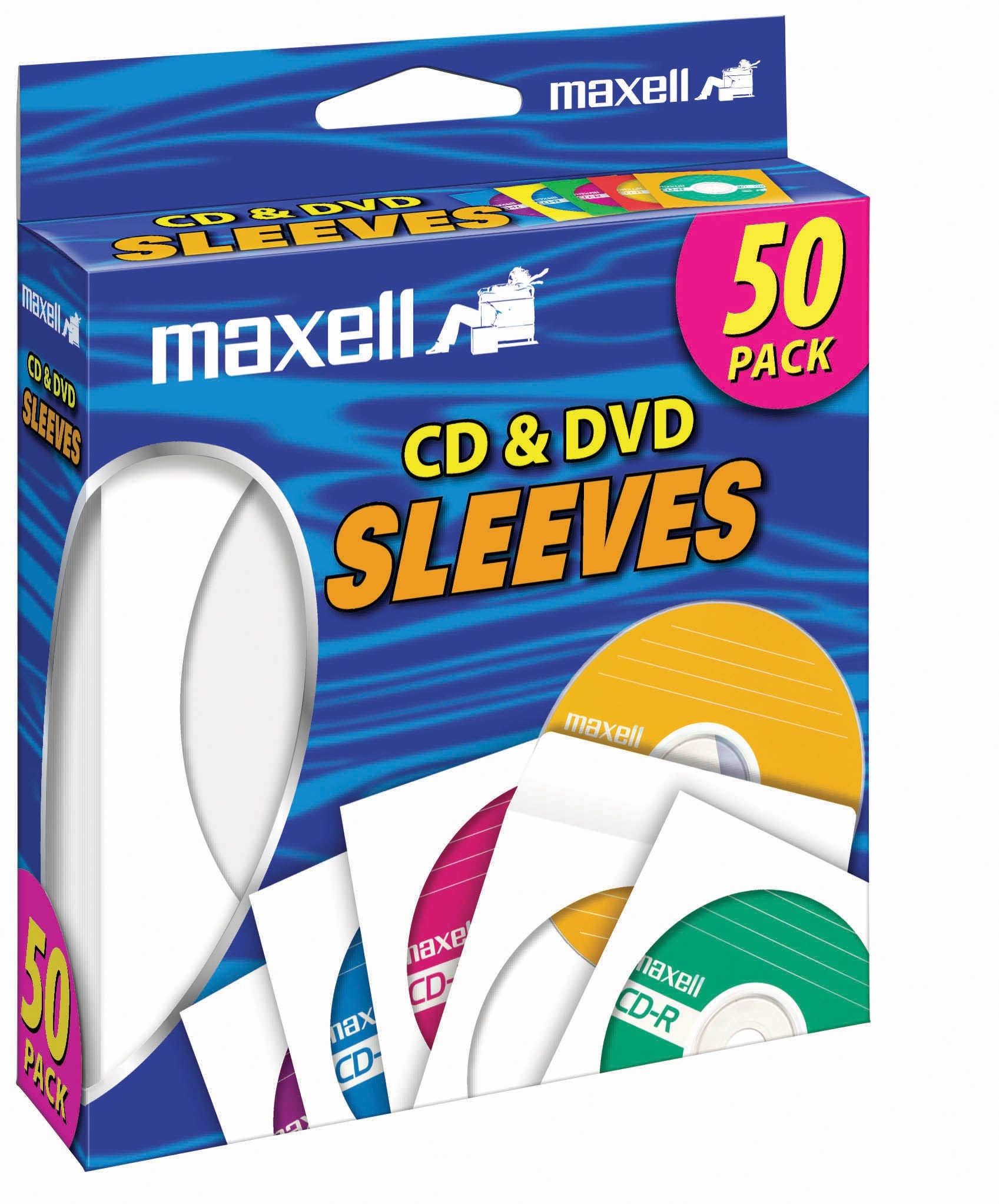 Maxell, Maxell 190135 Cd400 50 Pack Cd Sleeves