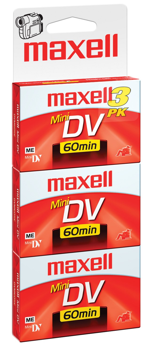 Maxell, Maxell 298016 Mini Cassettes DV 3 Count