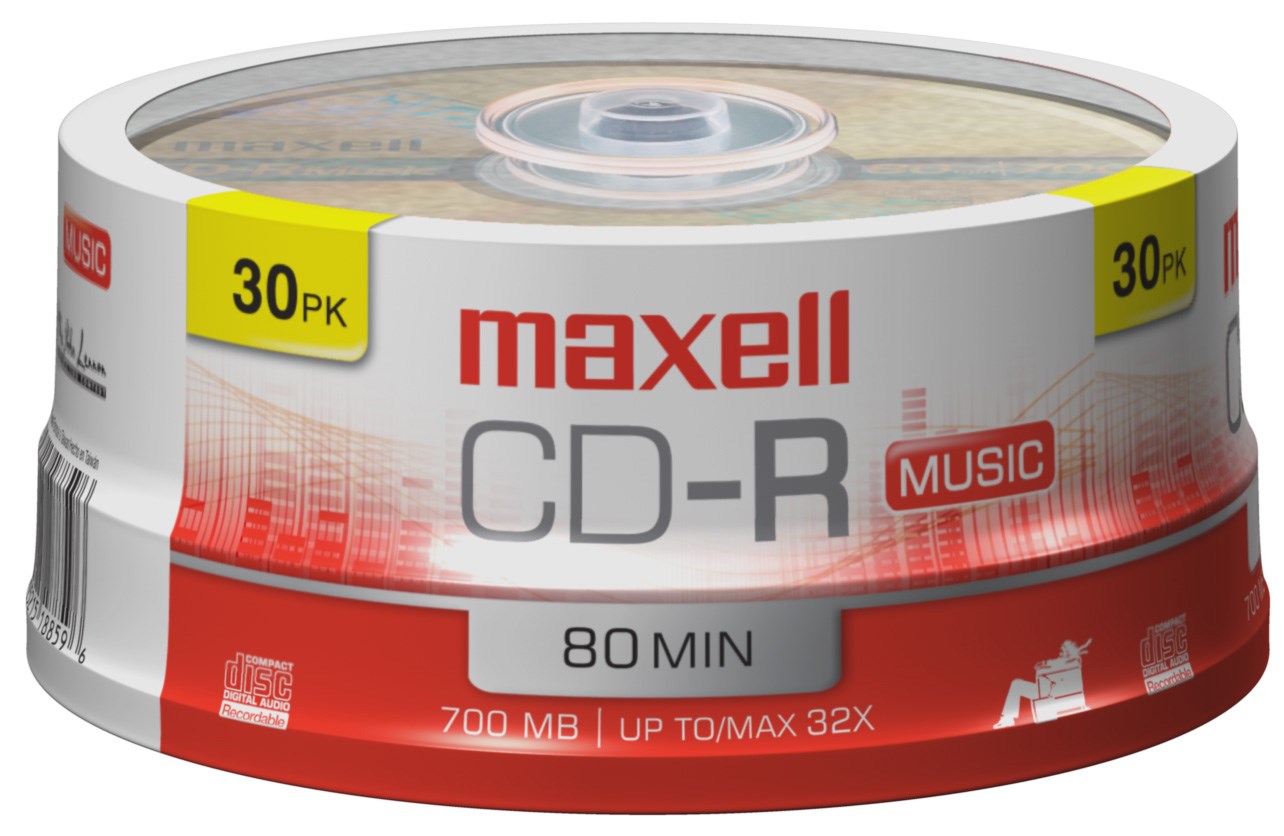 Maxell, Maxell 625335 CD-R Music Discs 30 Count