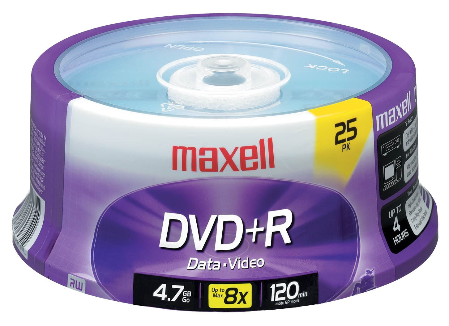 Maxell, Maxell 639011 DVD+R Spindle 4.7 GB 25 Count