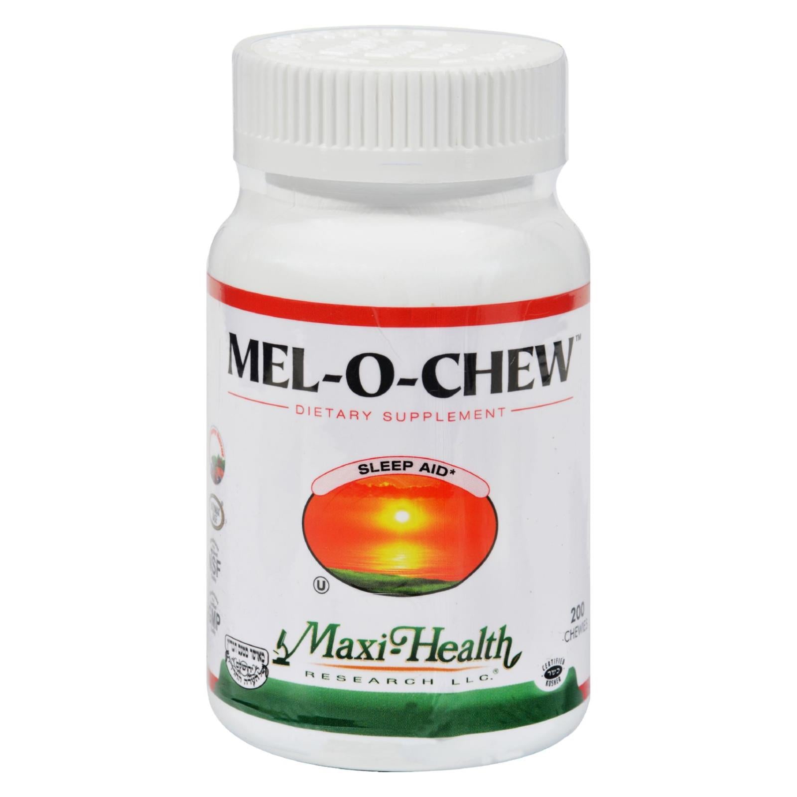 Vitamines Maxi Health Kosher, Maxi Health Mel-O-Chew - 200 Comprimés