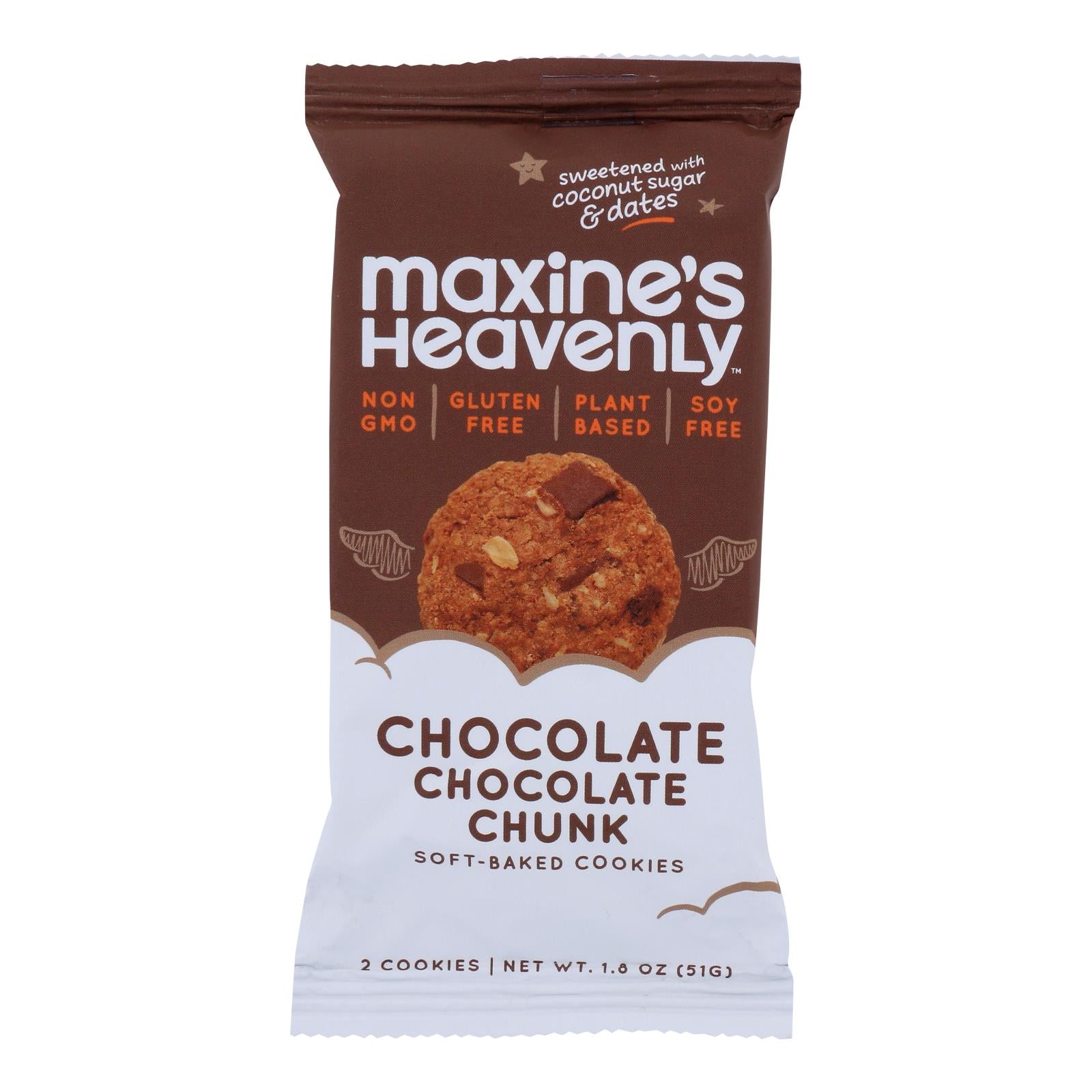 Le paradis de Maxine, Maxine's Heavenly Cookies - Cky Snpk Chocolate Choc Chnk - Caisse de 10 - 1.8 OZ