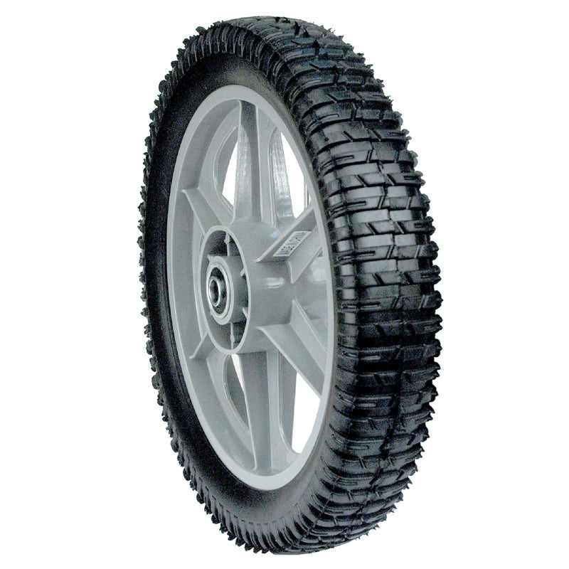 ROTARY CORP, Maxpower Lawn Mower 1/2 in. BB Bearing Lug Tread Replacement Wheel 2 W x 12 Dia. in.