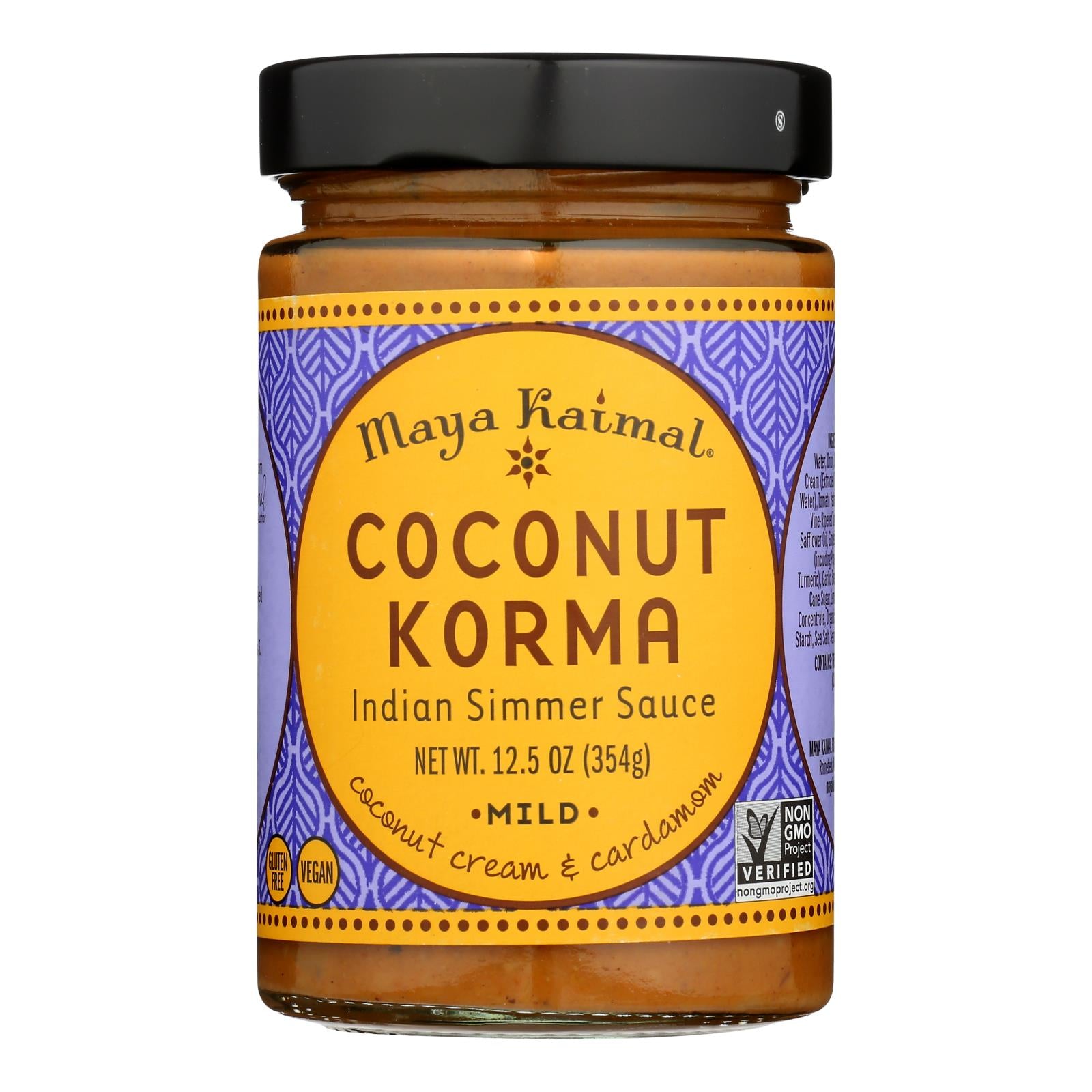 Maya Kaimal, Maya Kaimal - Smmr Sauce Coconut Korma - Carton de 6 - 12.5 OZ (Pack de 6)