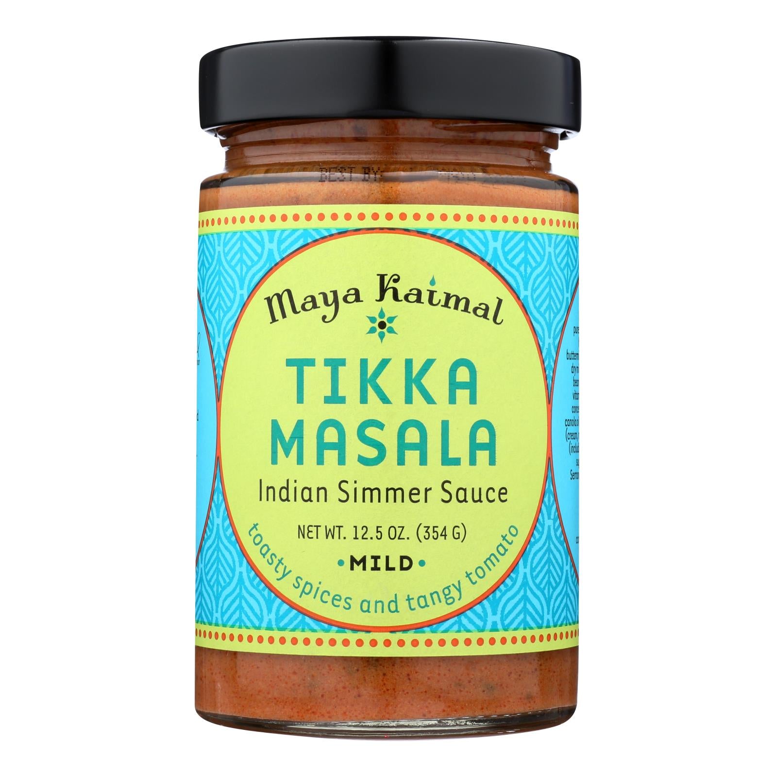 Maya Kaimal, Maya Kaimal Tikka Masala Sauce de mijotage - Caisse de 6 - 12.5 oz. (Pack de 6)