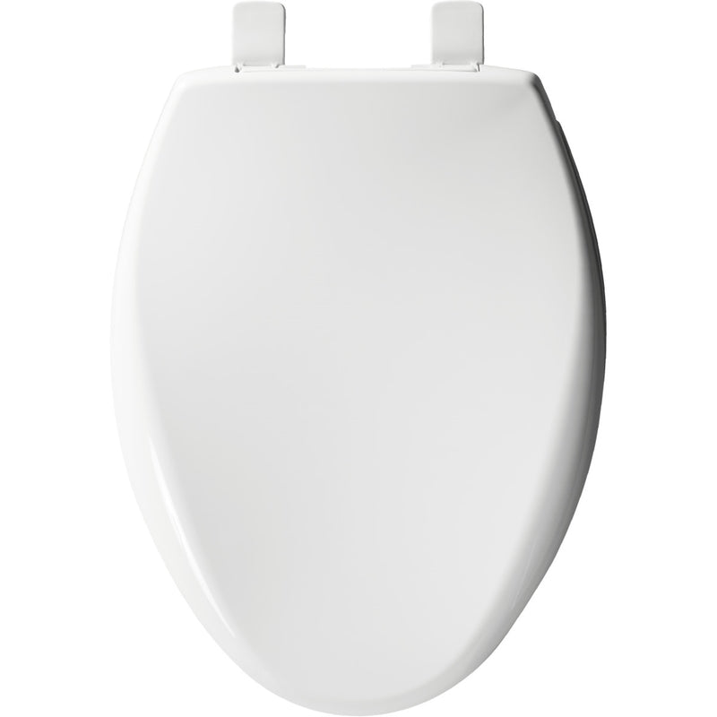 BEMIS MANUFACTURING CO, Mayfair by Bemis Affinity Siège de toilette allongé en plastique blanc à fermeture lente