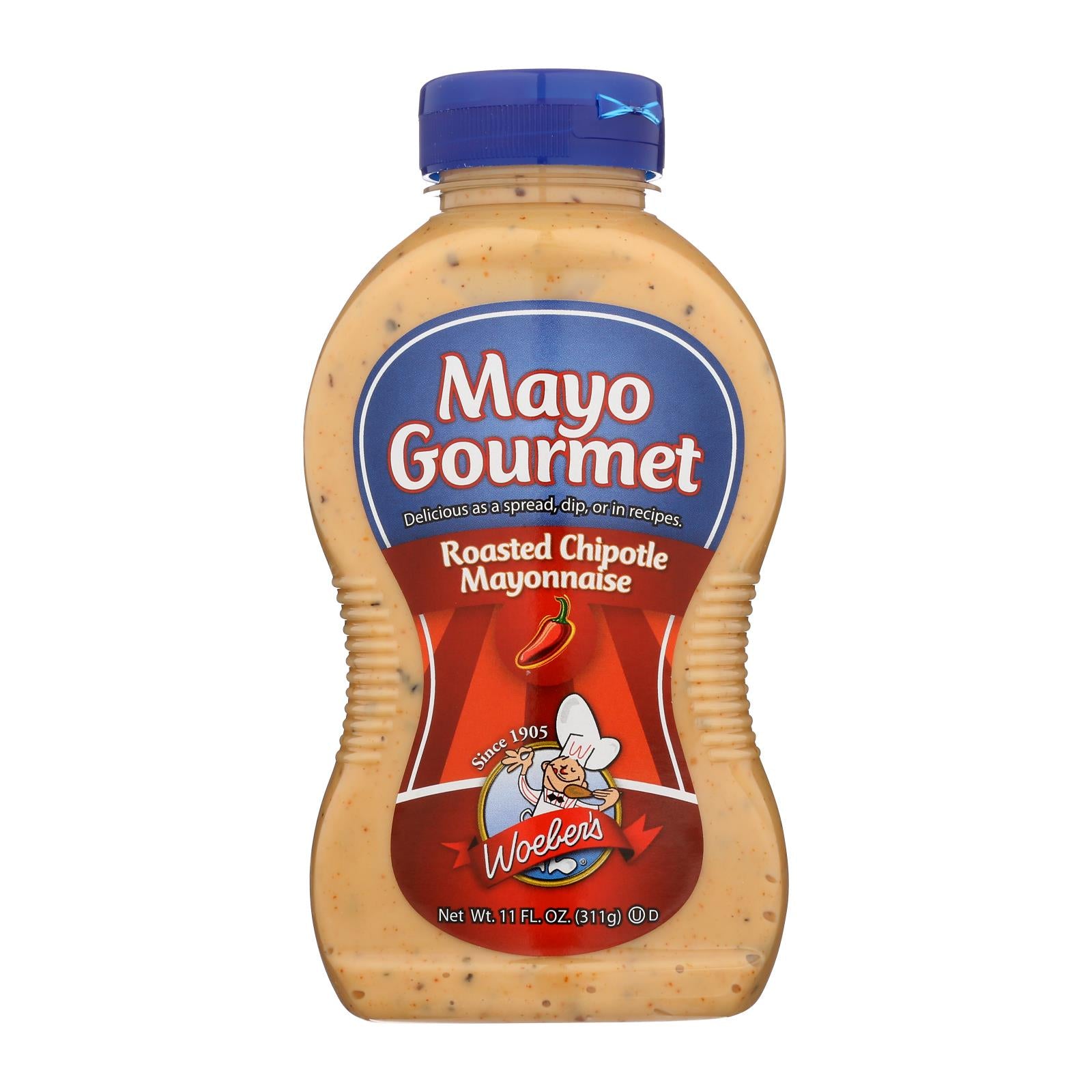 Mayo Gourmet, Mayo Gourmet Mayo - Ail grillé - Caisse de 6 - 11 oz (Paquet de 6)