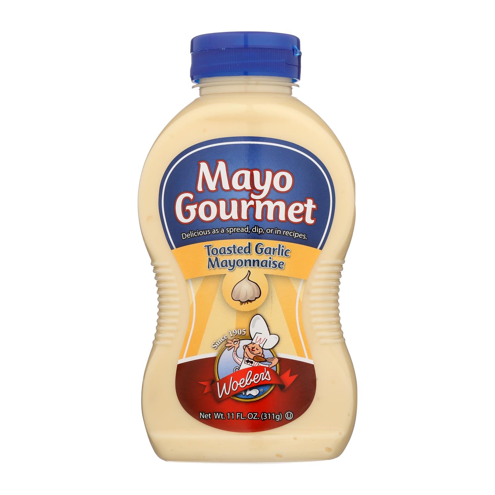 Mayo Gourmet, Mayo Gourmet Mayo - Ail grillé - Caisse de 6 - 11 oz (paquet de 6)