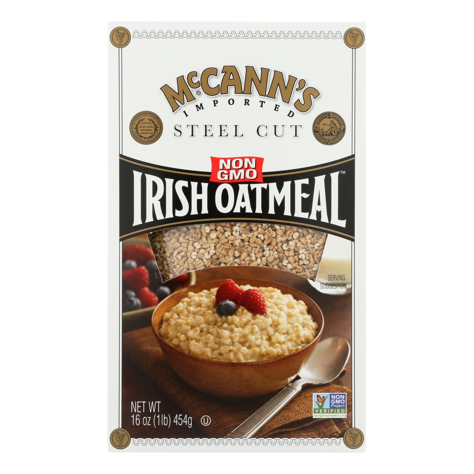 Gruau d'avoine irlandais Mccann's, McCann's Irish Oatmeal Irish Oatmeal Box - Case of 12 - 16 oz (Pack of 12)