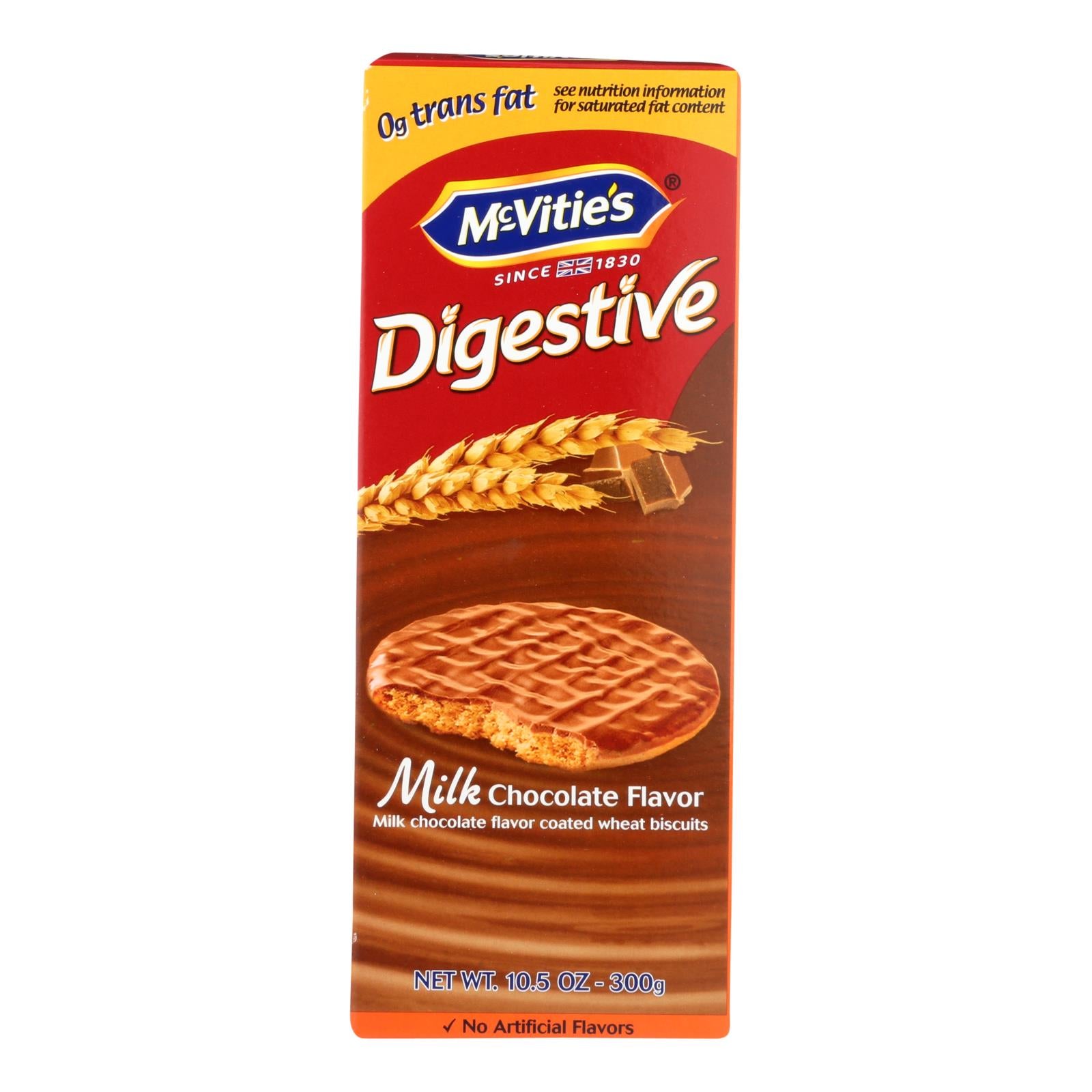 Mcvities, Mcvities Digestives au chocolat au lait - Caisse de 12 - 10.5 oz.
