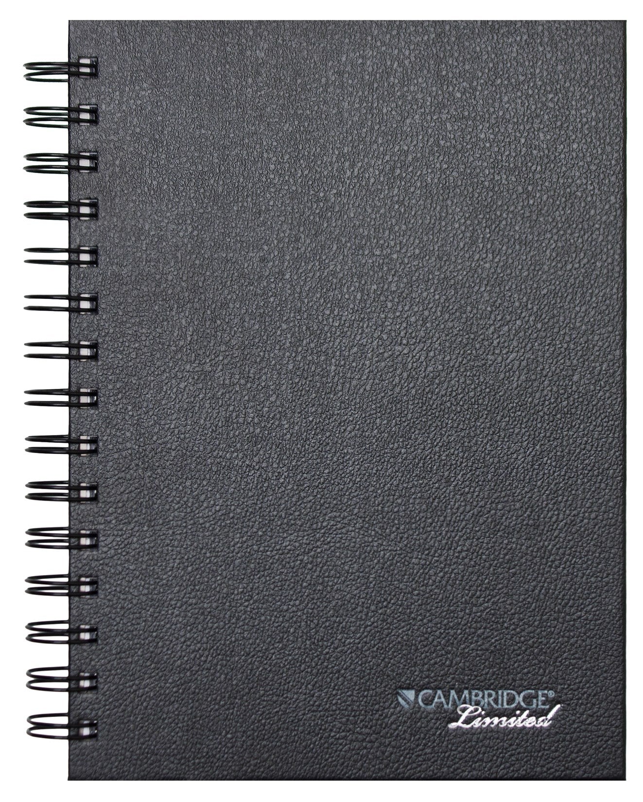 MeadWestvaco, MeadWestvaco 45332 6-1/4" X 8" Noir Cambridge® Carnet de notes à reliure dure avec pochette