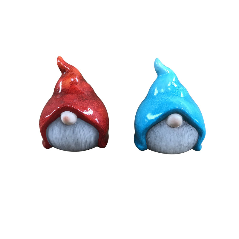 ACE TRADING - EVG FQD, Meadowcreek Ceramic Multi-color 5 in. Statuaire de Gnome Portatif (Pack de 4)