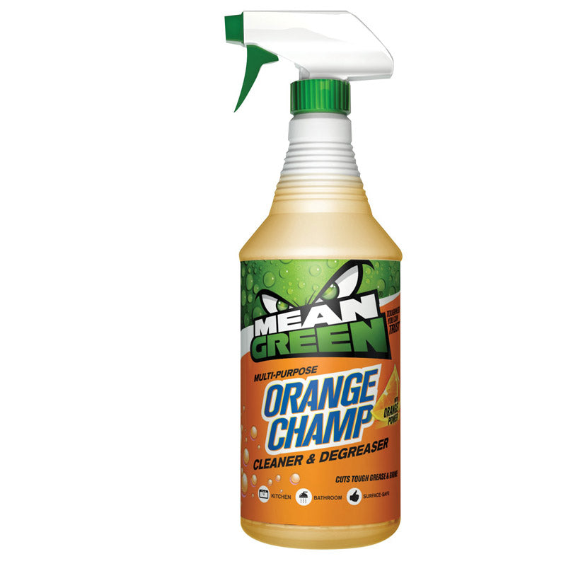 RUST-OLEUM CORP, Mean Green Citrus Scent Cleaner and Degreaser Liquid 32 oz (Pack de 6).