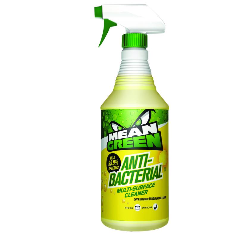 RUST-OLEUM CORP, Mean Green Lemon Scent Antibacterial Cleaner Liquid 32 oz (Pack of 12).