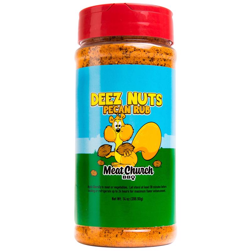 MEAT CHURCH LLC, Meat Church Deez Nuts Pecan Seasoning Rub 14 oz