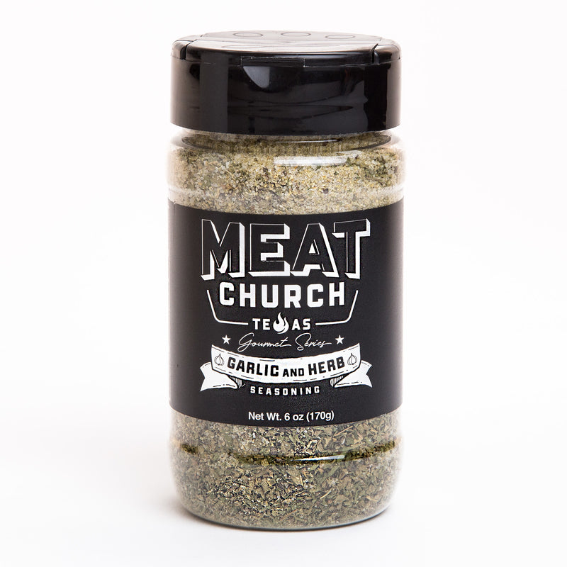 MEAT CHURCH LLC, Meat Church Gourmet Series Assaisonnement Ail et Herbes 6 oz