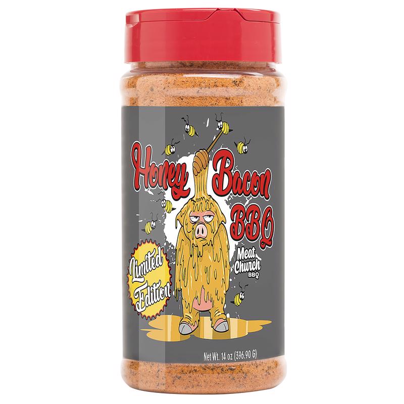 MEAT CHURCH LLC, Meat Church Honey Bacon BBQ Seasoning Rub 14 oz