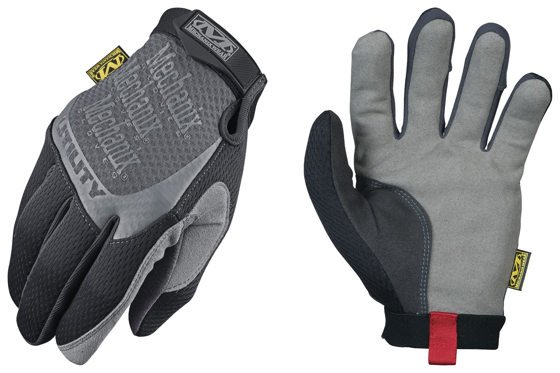 Mechanix Wear, Mechanix Wear Full Finger Utility Gloves Black M 1 paire