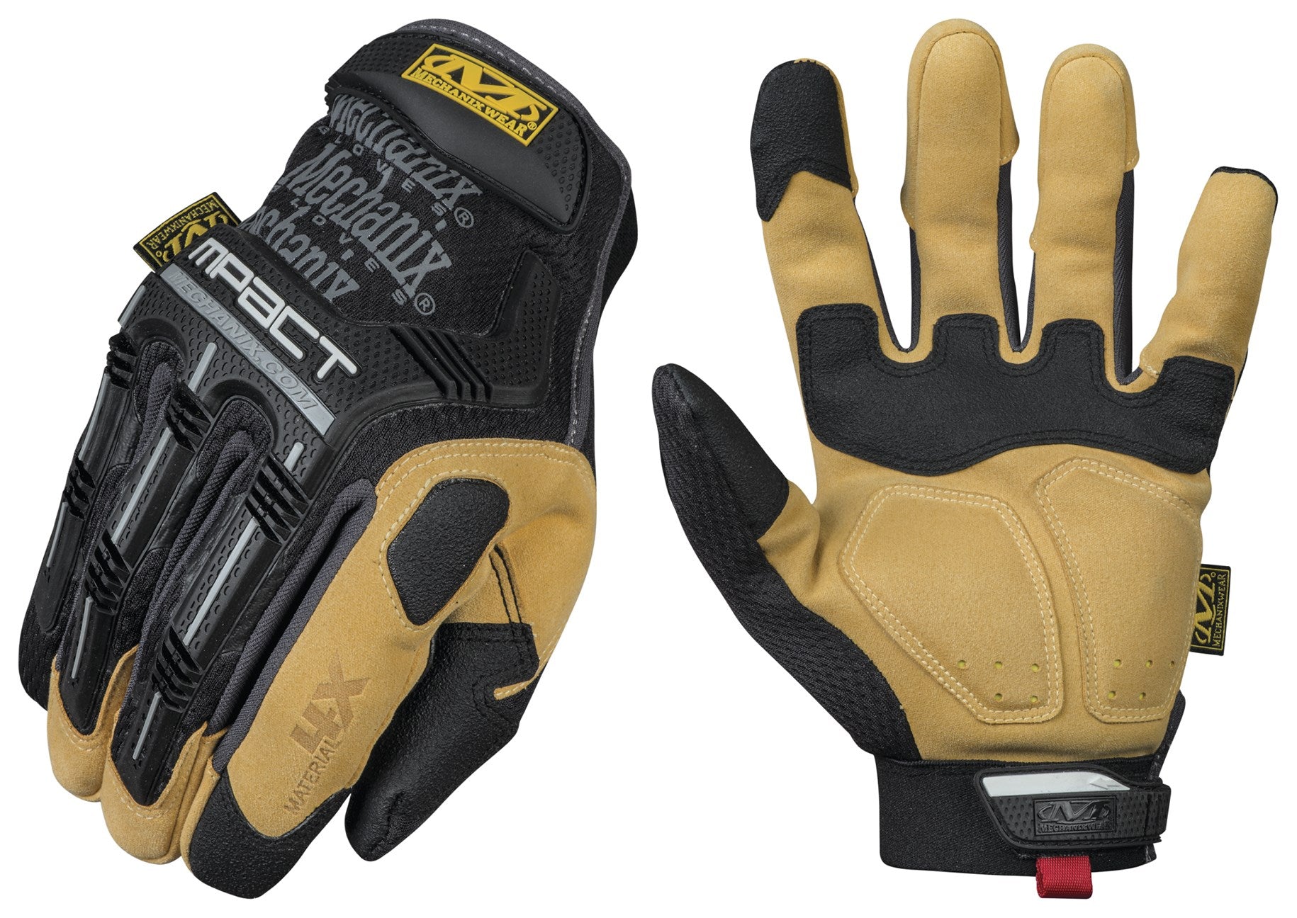 Mechanix Wear, Mechanix Wear M-Pact Men's Impact Gloves Noir/Tan M 1 paire