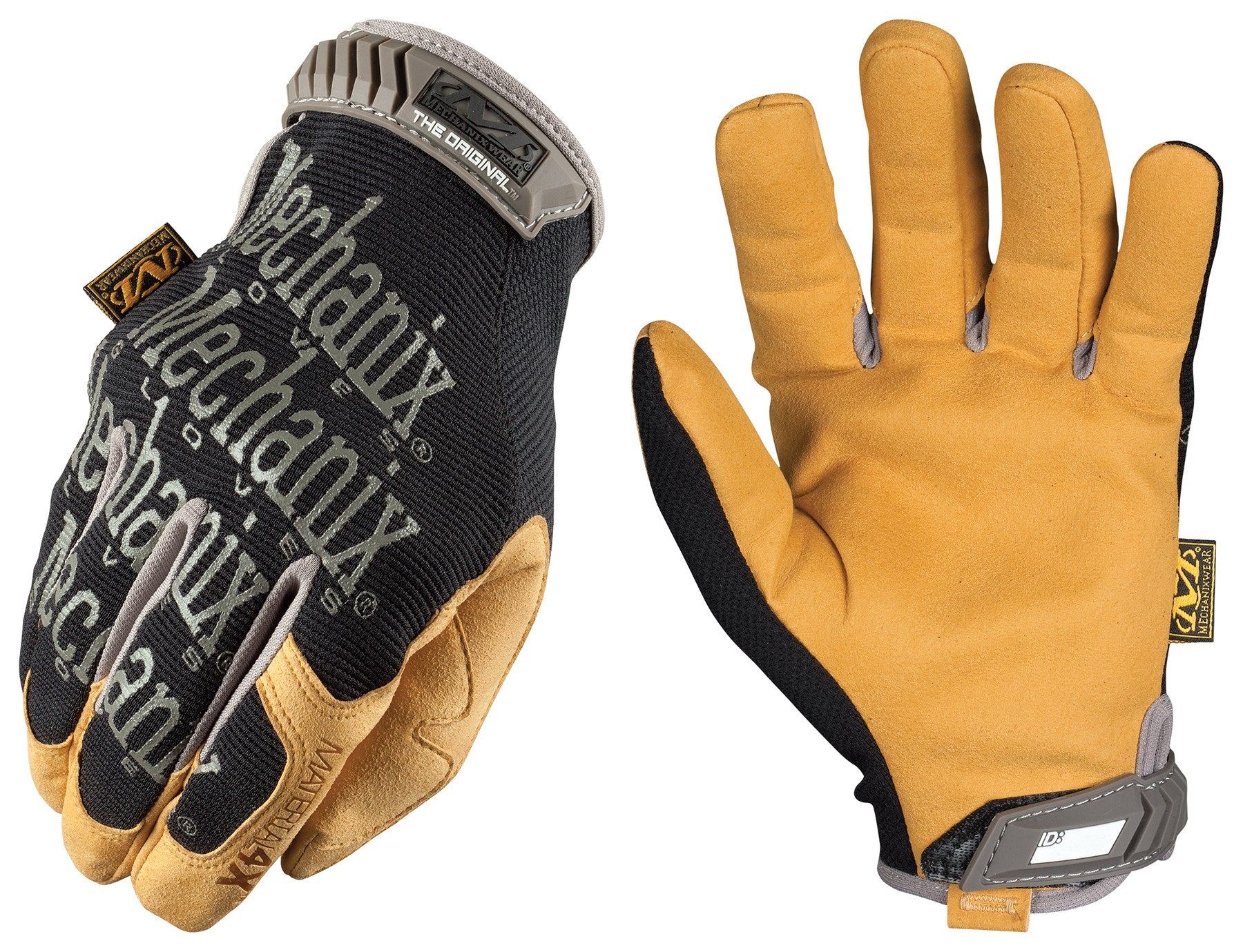 Mechanix Wear, Mechanix Wear Original Men's Abrasion Gloves Black/Tan L 1 paire