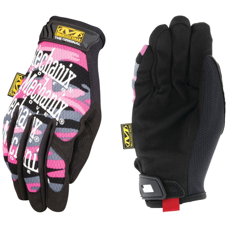 Mechanix Wear, Mechanix Wear The Original Women's Full FInger Work Gloves Pink S 1 paire