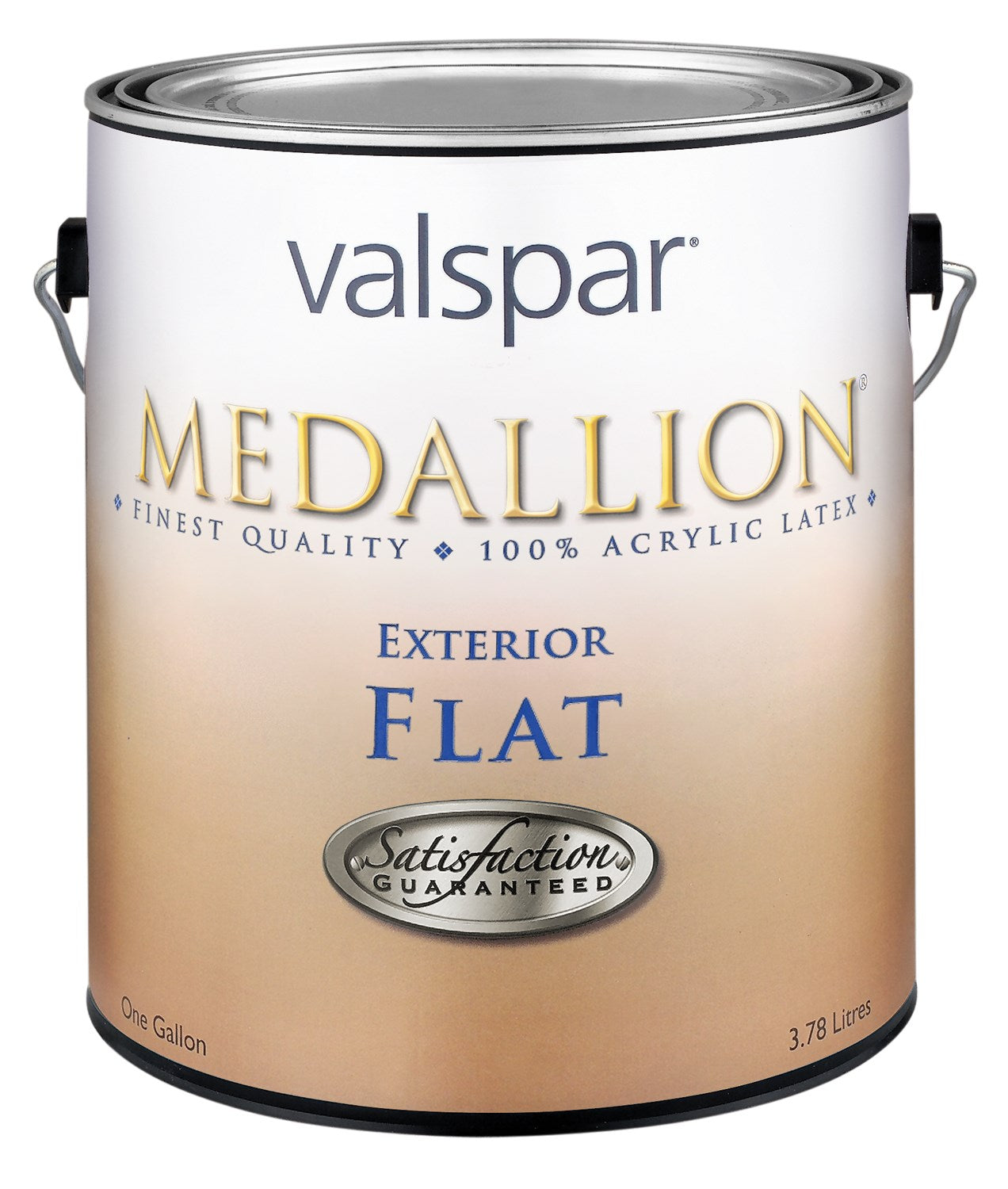 VALSPAR CORPORATION, Medallion 27-45501 GL 1 gallon de peinture d'extérieur au latex blanc mat Medallion (paquet de 4)