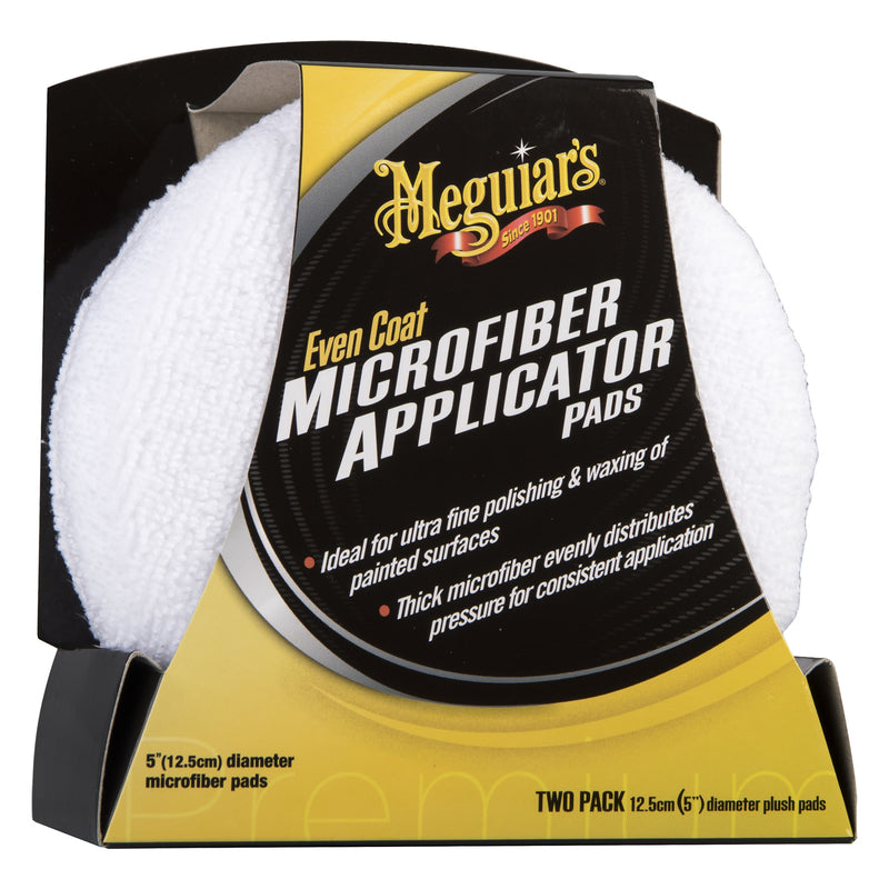 MEGUIARS INC, Meguiar's Even Coat 5 in. L X 5 in. W Microfiber Applicator Pads 2 pk