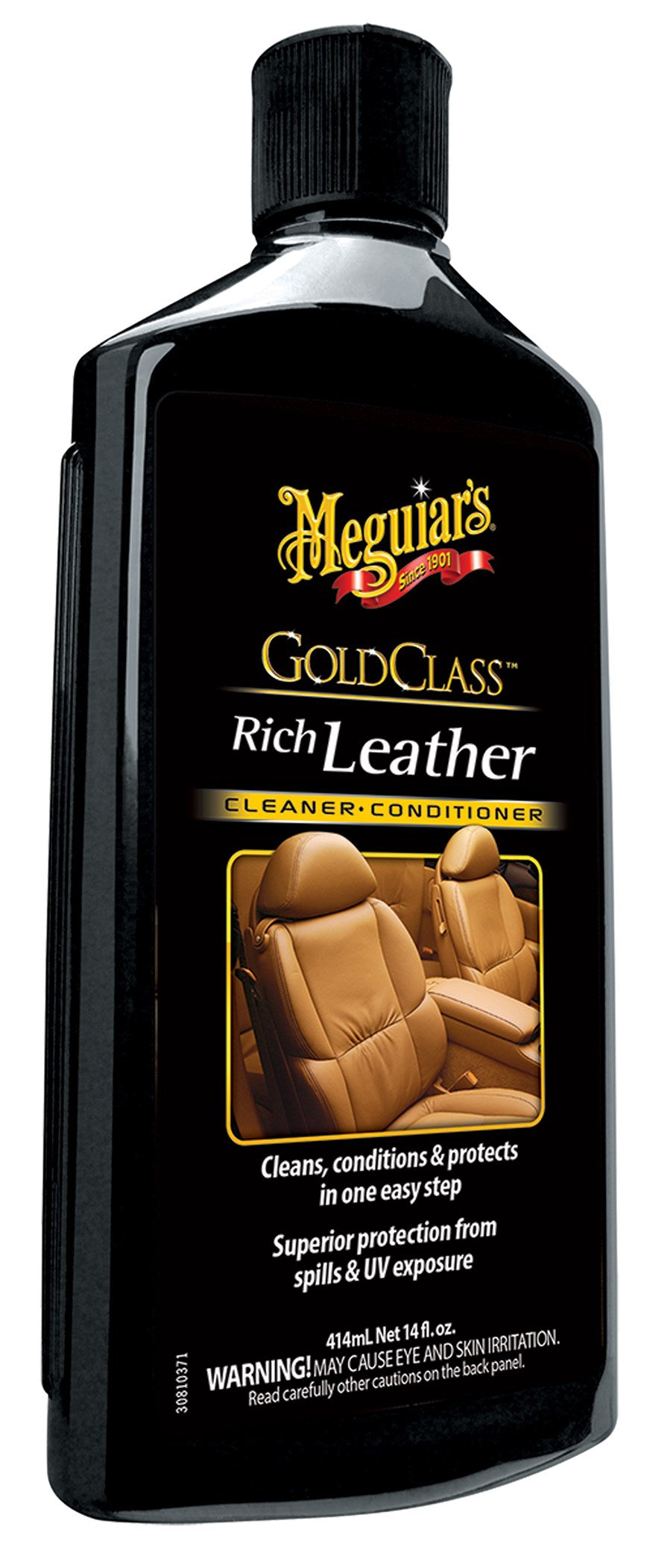 MEGUIARS INC, Meguiar's Gold Class Leather Cleaner/Conditioner Liquid 14 oz