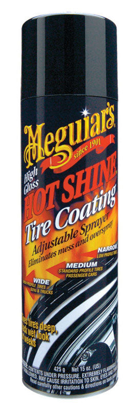 MEGUIARS INC, Meguiar's Hot Shine Nettoyant pour pneus 15 oz (paquet de 6)
