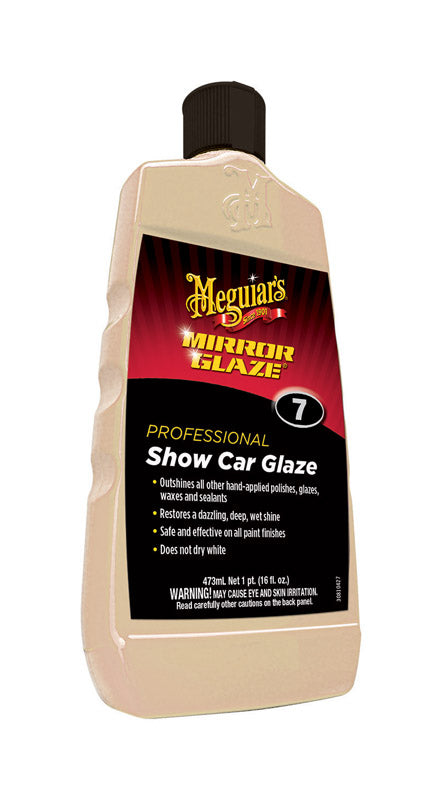 MEGUIARS INC, Meguiar's Mirror Glaze 7 Automobile Polish Liquid 16 oz. for All Paint Finishes