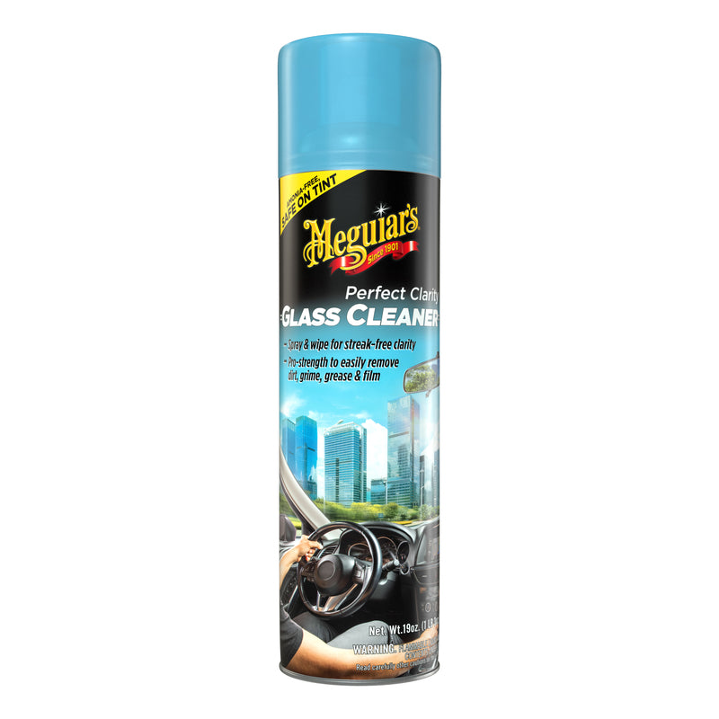 MEGUIARS INC, Meguiars Perfect Clarity Glass Cleaner Aerosol 19 oz (Pack de 6)