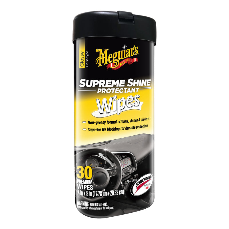 MEGUIARS INC, Meguiar's Supreme Shine Wipes Auto Surface Protector 25 pk