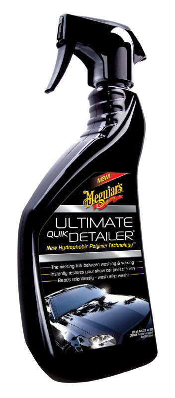 MEGUIARS INC, Meguiar's Ultimate Quik Detailer Liquid Automobile Wax and Polish 22 oz. Pour enlever la poussière et les traces de doigts