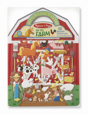MELISSA & DOUG LLC, Melissa & Doug Farm Puffy Stickers Set Plastic 53 pc.